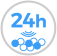 Smart 24-hour monitoring