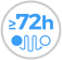 Color lasts ≥72 hours